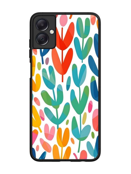 Rainbow Of Blooms Glossy Soft Edge Case for Samsung Galaxy A05 Chachhi