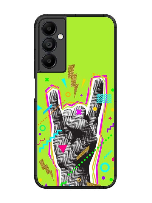 Neon Rock Glossy Soft Edge Case for Samsung Galaxy A05S Chachhi