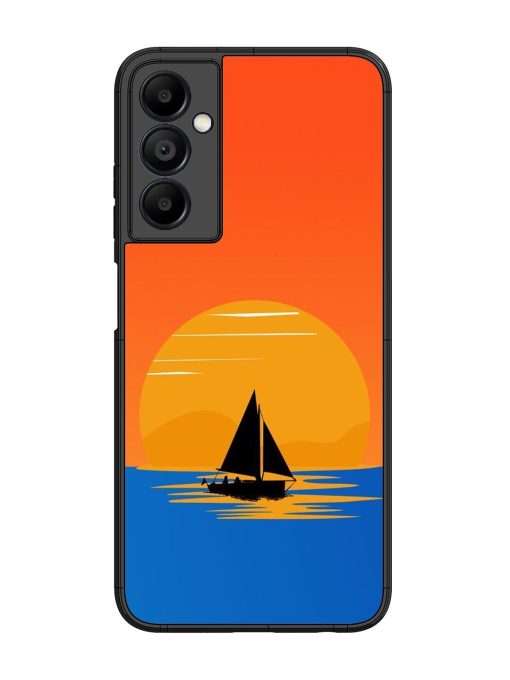 Sunset Sail Glossy Soft Edge Case for Samsung Galaxy A05S Chachhi