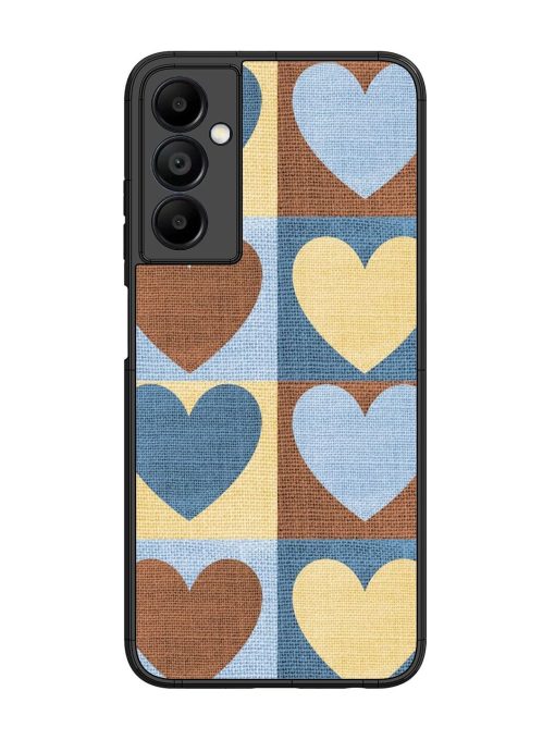 Hearts On Canvas Glossy Soft Edge Case for Samsung Galaxy A05S Chachhi