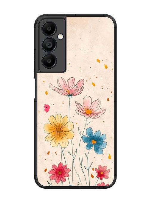 Delicate Bloom Glossy Soft Edge Case for Samsung Galaxy A05S Chachhi