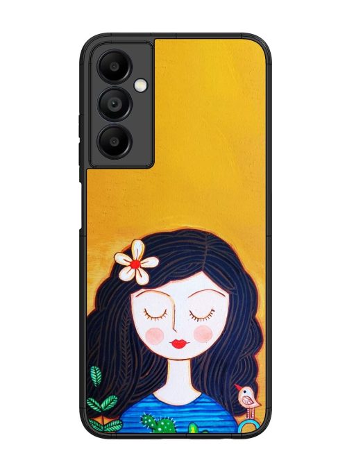 Girl Illustration Glossy Soft Edge Case for Samsung Galaxy A05S Chachhi