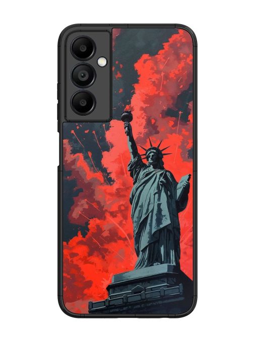 Lady Liberty'S Firework Finale Glossy Soft Edge Case for Samsung Galaxy A05S