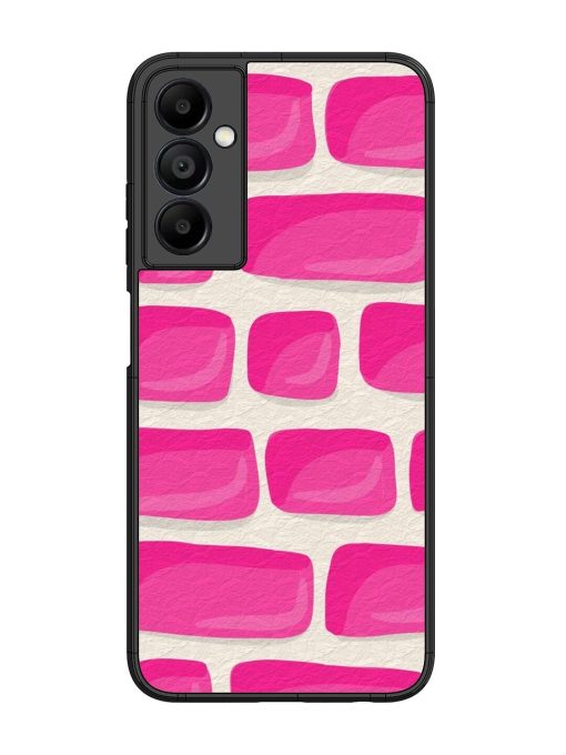 Pink Brick Wall Glossy Soft Edge Case for Samsung Galaxy A05S Chachhi