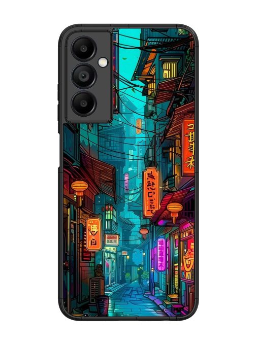 Neon Nightscape Glossy Soft Edge Case for Samsung Galaxy A05S