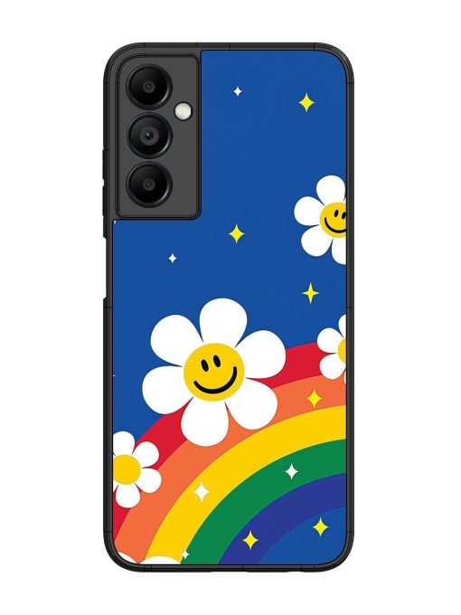 Happy Daisies And Rainbow Sky Glossy Soft Edge Case for Samsung Galaxy A05S Chachhi