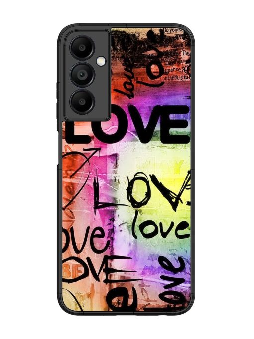 Love Graffiti Glossy Soft Edge Case for Samsung Galaxy A05S Chachhi