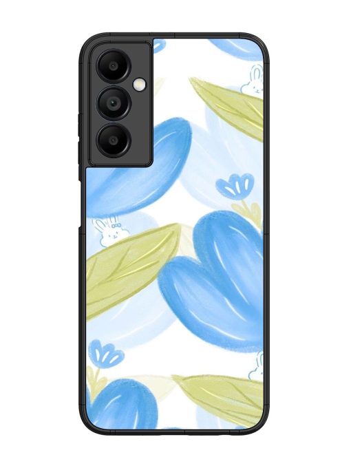 Bunny'S Blue Garden Glossy Soft Edge Case for Samsung Galaxy A05S Chachhi