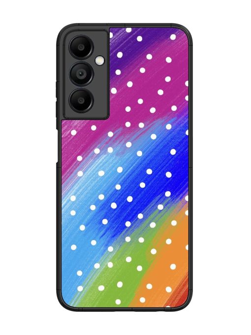 Rainbow Polka Dot Dream Glossy Soft Edge Case for Samsung Galaxy A05S Chachhi