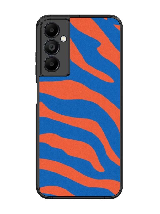 Zebra Stripes In Blue And Orange Glossy Soft Edge Case for Samsung Galaxy A05S Chachhi