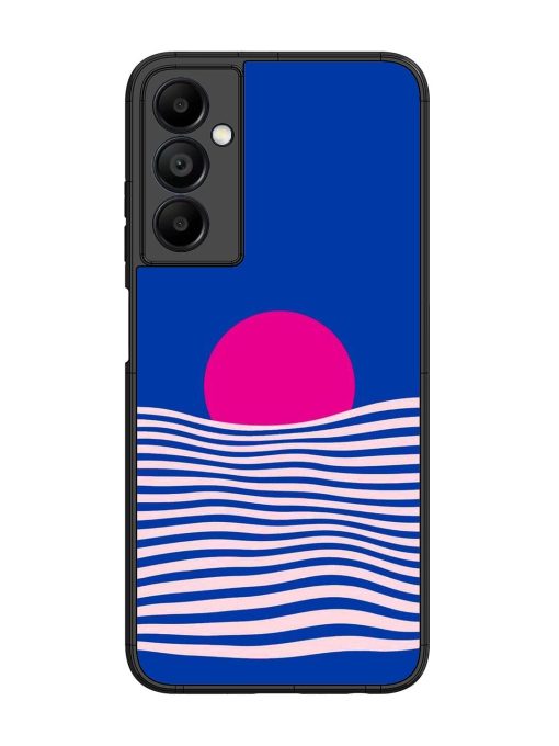 Pink Sunset Over Blue Waves Glossy Soft Edge Case for Samsung Galaxy A05S Chachhi