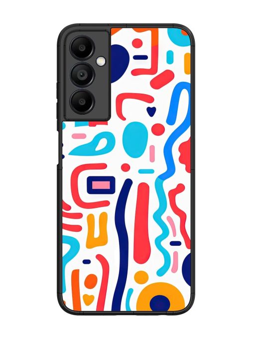 Whimsical Doodle Chaos Glossy Soft Edge Case for Samsung Galaxy A05S Chachhi