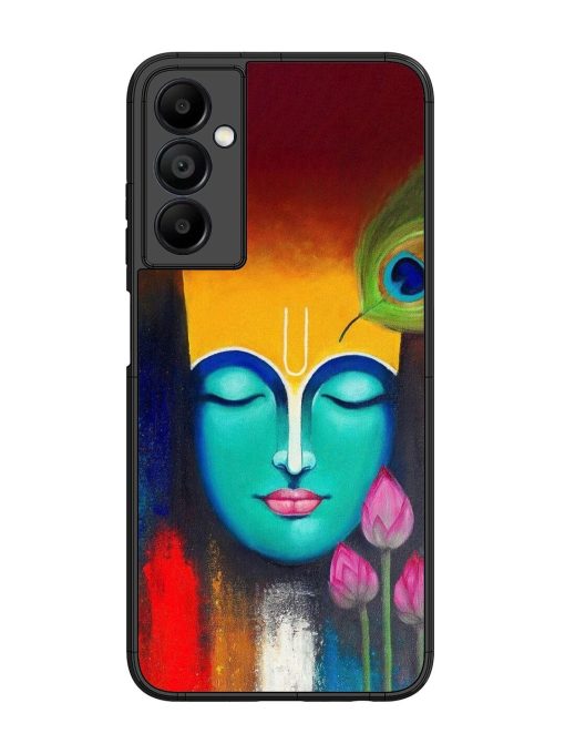 Divine Tranquility: The Face Of Krishna Glossy Soft Edge Case for Samsung Galaxy A05S Chachhi