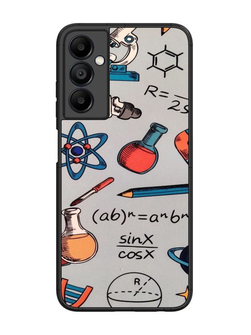 Science Doodle Delight Glossy Soft Edge Case for Samsung Galaxy A05S Chachhi