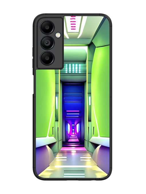 Neon Corridor Glossy Soft Edge Case for Samsung Galaxy A05S Chachhi