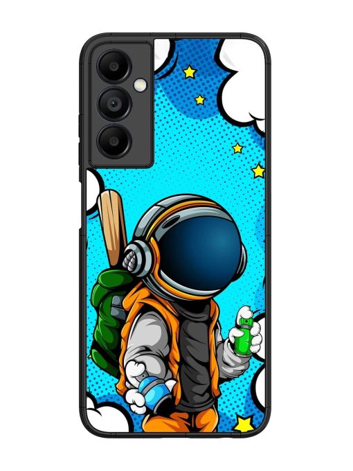 Space Graffiti Artist Glossy Soft Edge Case for Samsung Galaxy A05S Chachhi