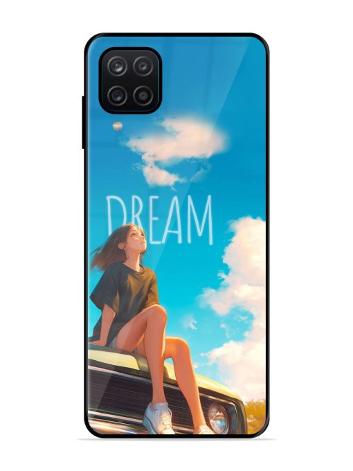 Girly Dream Art Glossy Soft Edge Case for Samsung Galaxy A12 Chachhi