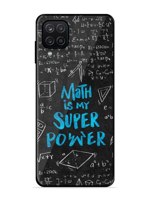 Math Magic Glossy Soft Edge Case for Samsung Galaxy A12 Chachhi