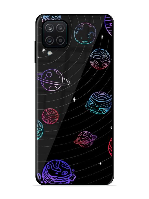 Cosmic Ballet Glossy Soft Edge Case for Samsung Galaxy A12 Chachhi