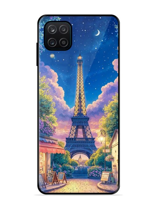 Twilight In Paris Glossy Soft Edge Case for Samsung Galaxy A12 Chachhi