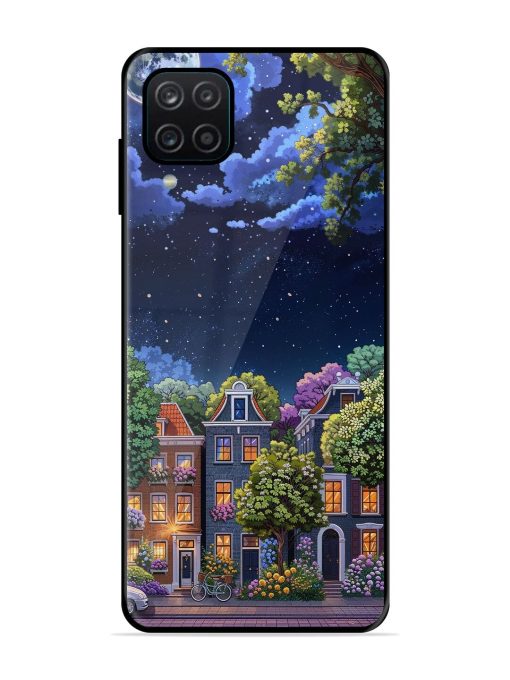 Moonlit Streets Glossy Soft Edge Case for Samsung Galaxy A12 Chachhi