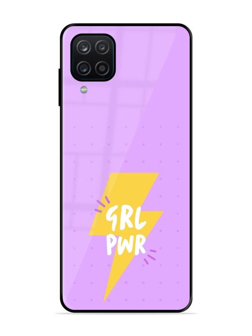 Girl Power Spark Glossy Soft Edge Case for Samsung Galaxy A12 Chachhi