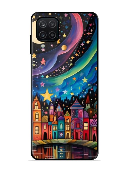 Starlit Village Glossy Soft Edge Case for Samsung Galaxy A12 Chachhi