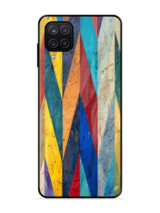 Abstract Tapestry Glossy Soft Edge Case for Samsung Galaxy A12 Chachhi