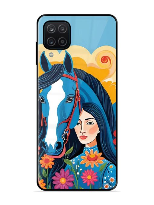 Equine Enchantment Glossy Soft Edge Case for Samsung Galaxy A12 Chachhi