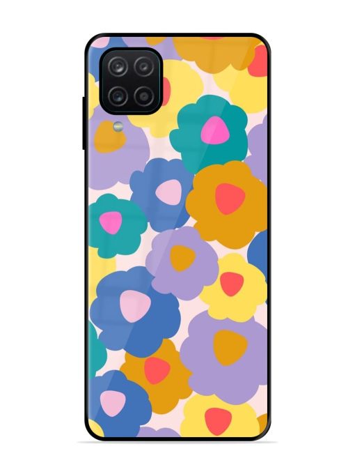 Flower Power Glossy Soft Edge Case for Samsung Galaxy A12 Chachhi