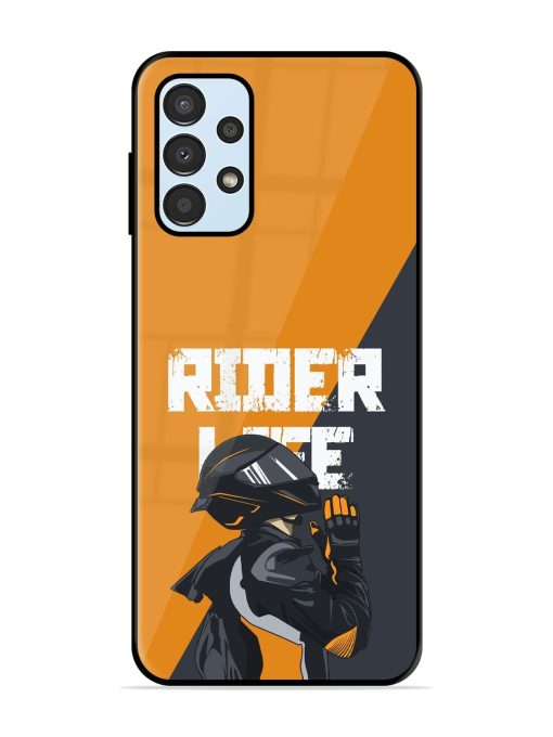 Ride Never Ends Glossy Soft Edge Case for Samsung Galaxy A13 Chachhi