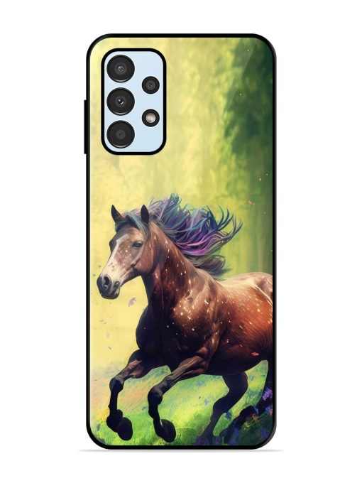 Enchanted Gallop Glossy Soft Edge Case for Samsung Galaxy A13 Chachhi