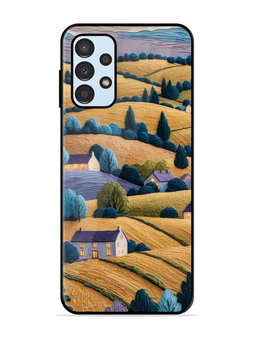 Rolling Hilltop Haven Glossy Soft Edge Case for Samsung Galaxy A13 Chachhi