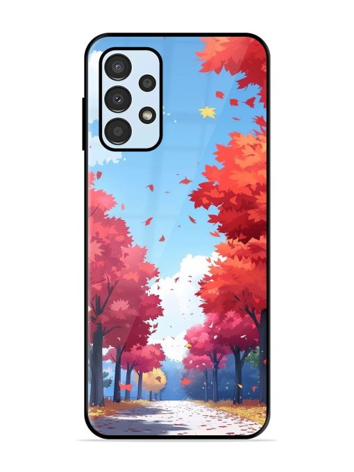 Autumn'S Embrace Glossy Soft Edge Case for Samsung Galaxy A13 Chachhi