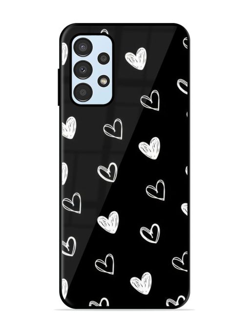 Scattered Hearts Glossy Soft Edge Case for Samsung Galaxy A13 Chachhi