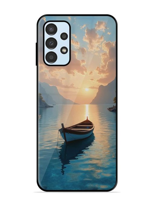 Serene Sunset Glossy Soft Edge Case for Samsung Galaxy A13 Chachhi