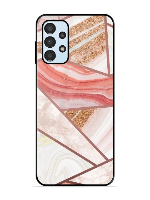 Rosy Mosaic Glossy Soft Edge Case for Samsung Galaxy A13