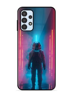 Neon Astronaut Glossy Soft Edge Case for Samsung Galaxy A13