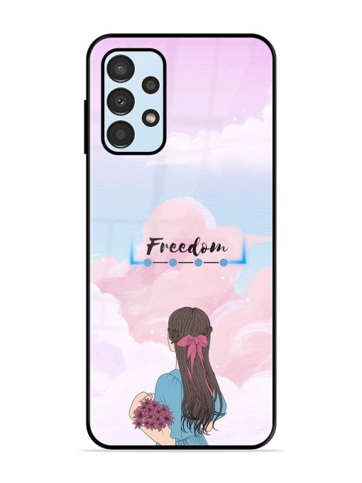 Skyward Dreams Glossy Soft Edge Case for Samsung Galaxy A13 Chachhi