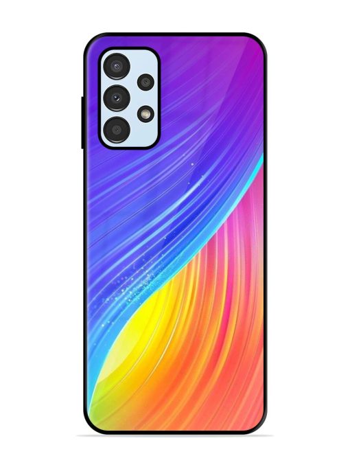 Neon Swirl Glossy Soft Edge Case for Samsung Galaxy A13 Chachhi