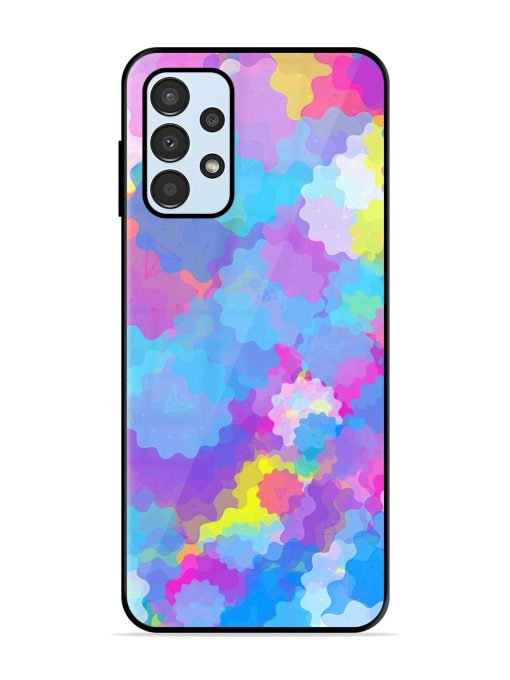 Psychedelic Cloud Burst Glossy Soft Edge Case for Samsung Galaxy A13