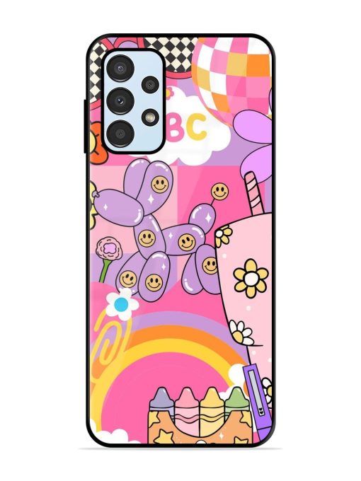 Whimsical Y2K Chaos Glossy Soft Edge Case for Samsung Galaxy A13 Chachhi