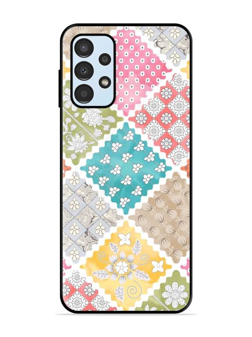 Patchwork Dreamscape Glossy Soft Edge Case for Samsung Galaxy A13 Chachhi