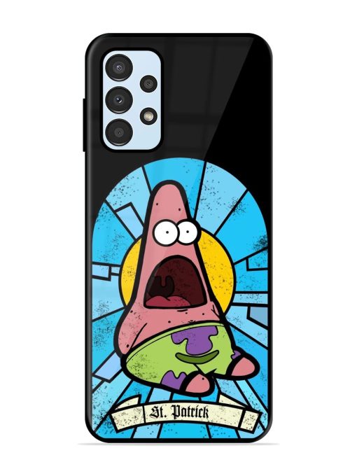 St. Patrick'S Day Stained Glass Patrick Star Glossy Soft Edge Case for Samsung Galaxy A13 Chachhi