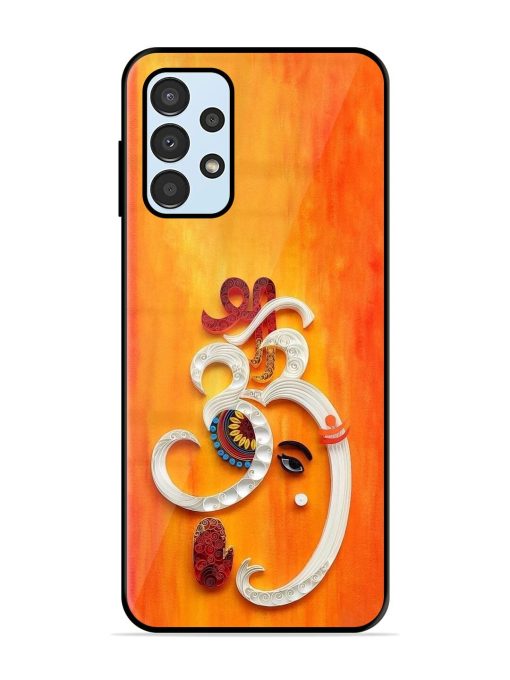 Ganesha In Quilling Art Glossy Soft Edge Case for Samsung Galaxy A13 Chachhi