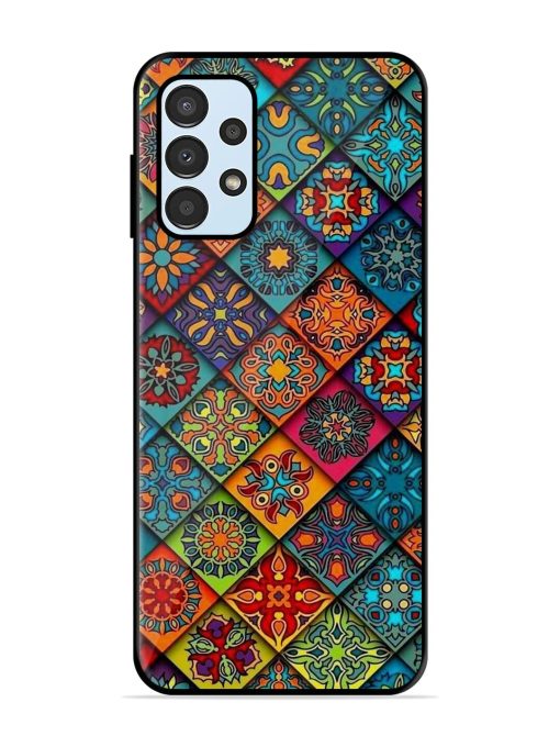 Patchwork Mandala Mosaic Glossy Soft Edge Case for Samsung Galaxy A13 Chachhi