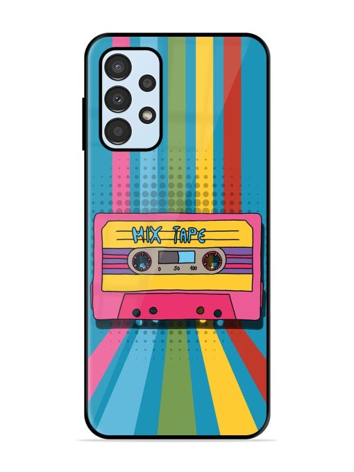 Retro Cassette Tapes Glossy Soft Edge Case for Samsung Galaxy A13