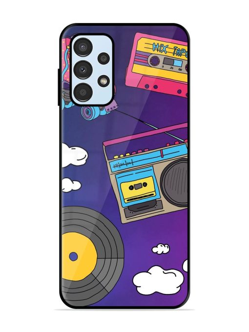 Retro Vibes Glossy Soft Edge Case for Samsung Galaxy A13 Chachhi