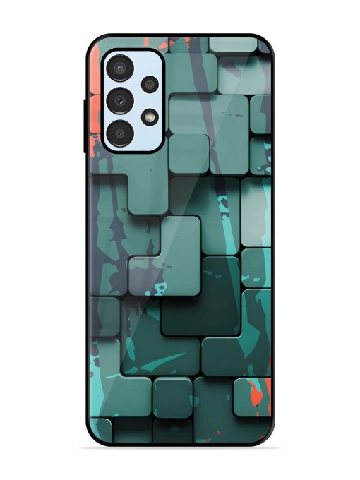 Abstract Geometric Mosaic Glossy Soft Edge Case for Samsung Galaxy A13 Chachhi