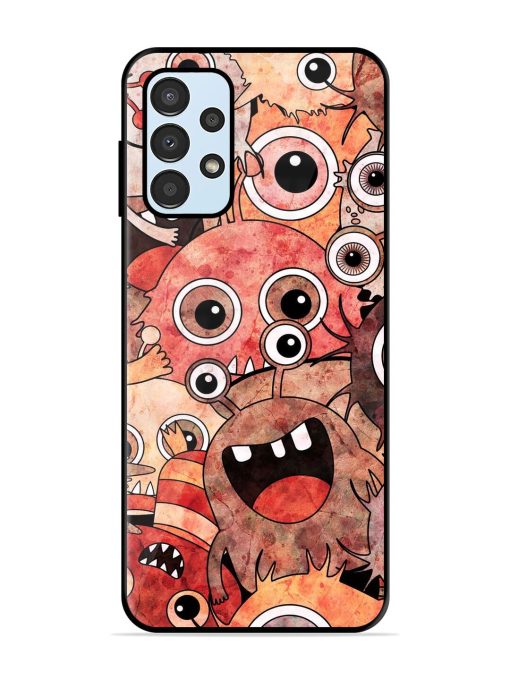 Monster Mash Glossy Soft Edge Case for Samsung Galaxy A13 Chachhi